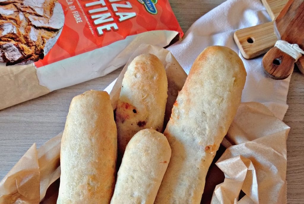 Filoncini di pane ripieni